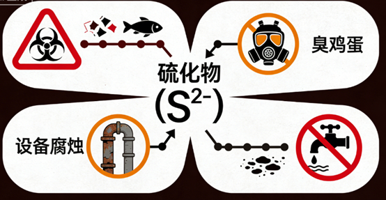 HJ 833-2017 亚甲基蓝法从采样到报数的 8 步闭环.png 硫化物水质检测.png